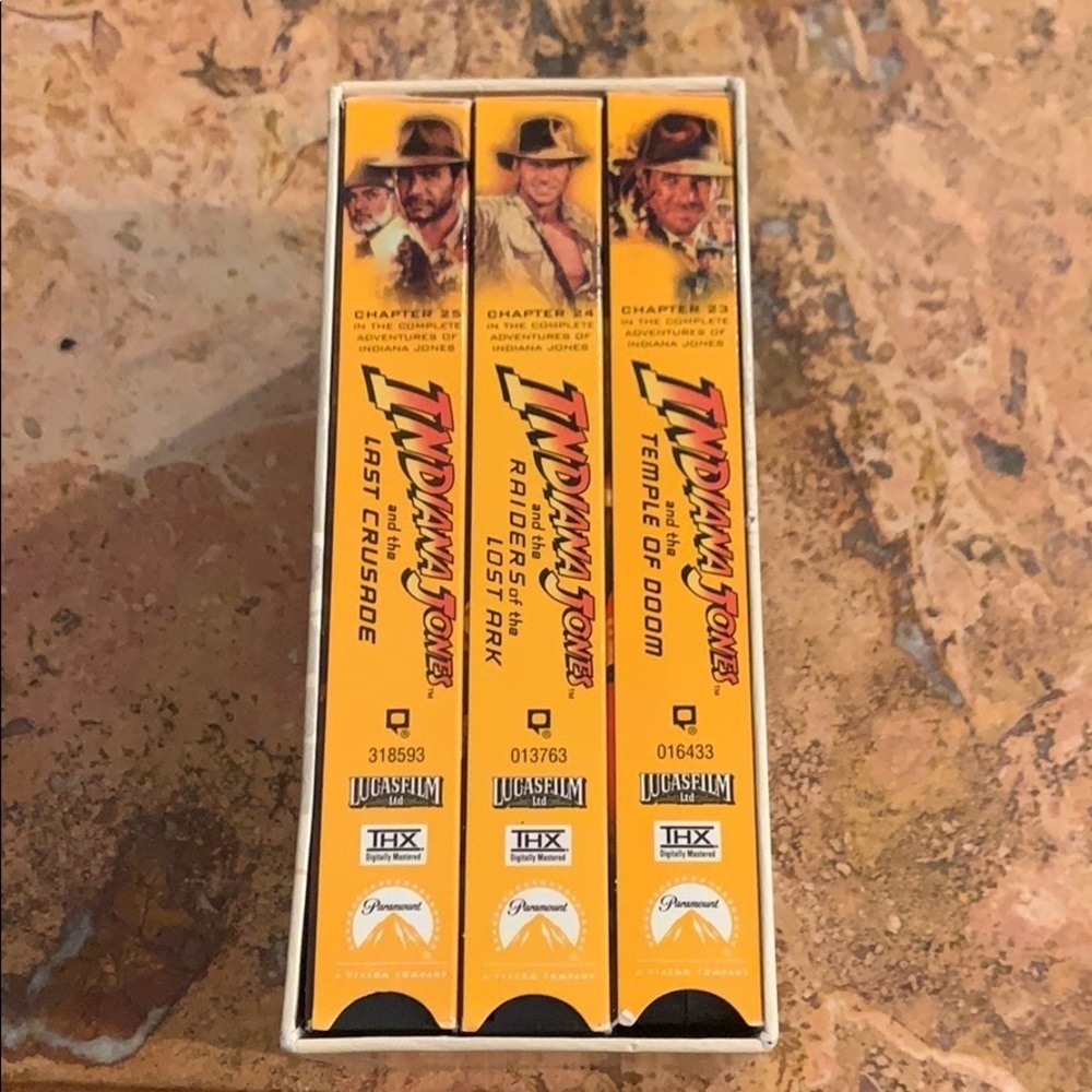VHS Indiana Jones Collection
